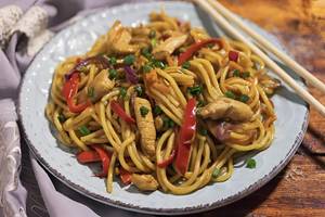 Chicken With Chinese Green