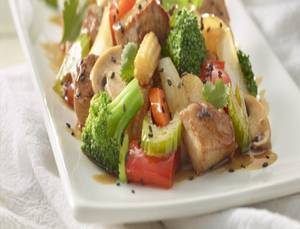Pork With Exotic Vegetables