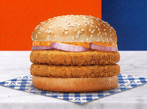 Aloo Tikki Double Patty Burger
