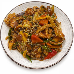 Chicken Pan Fried Noodle Soya Chilly