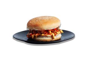 Spicy salsa burger