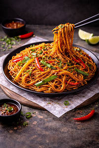 Veggie Schezwan  Noodles