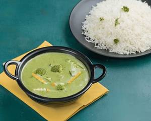 Rice With Veg Thai Red Curry