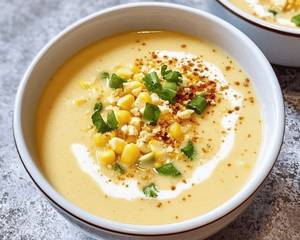 Corn Creamy Veloute Soup