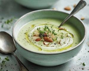 Broccoli & Almond Soup