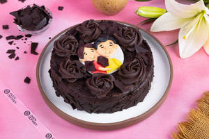 Choco Truffle Anniversary Cake (500 G)