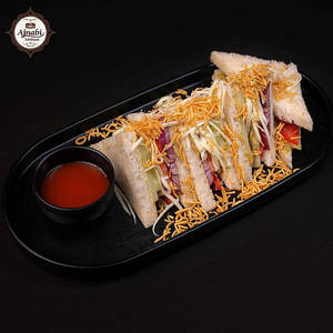 Veg Bhujiya Cheese Sandwich [PLT]