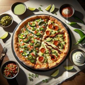 8" Mexican Green Wave Pizza