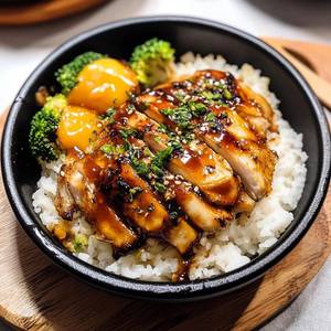 Steam Chicken Rice Bowl
