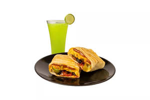 Mexican salsa wrap with any mojito