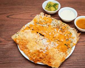 Onion Rava Masala Dosa