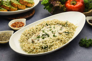 Mushroom Stroganoff [with herb rice]
