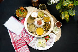 Assamese Fish Thali