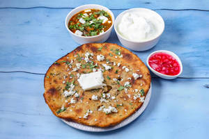 Panner Kulcha with Chana