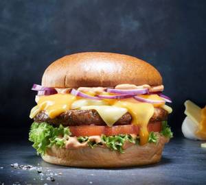 Paneer cheese burger