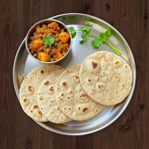 Aloo Matar with 3 Roti