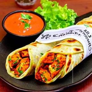 Chicken Egg Cheese Tikka Roll