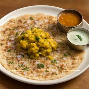 Rava Onion Masala Dosa