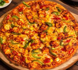 Paneer corn pizza