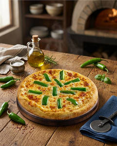 Fresh Capsicum Crunch Pizza