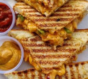 Cheese corn sandwich