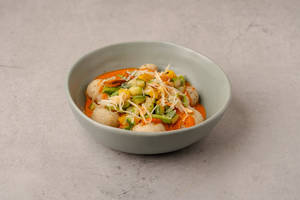 Red Pepper Walnut Gnocchi