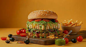 Italian Pesto Paneer Stack