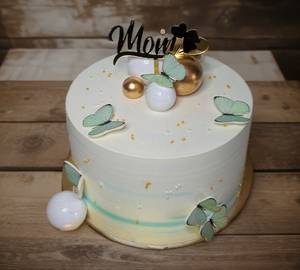 Vanilla white cream cake [400 g]