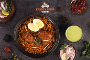 Chicken Biryani With Raita