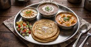 Laccha Paratha Thali