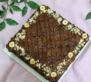 Brownie slab Nutella