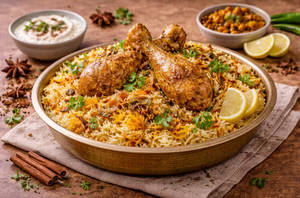 Chicken Leg Biryani.