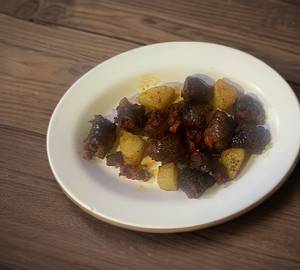 Pork Sausage Fry with Potato
