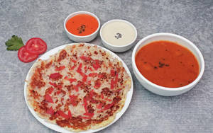 Ghee Tomato Uttapam