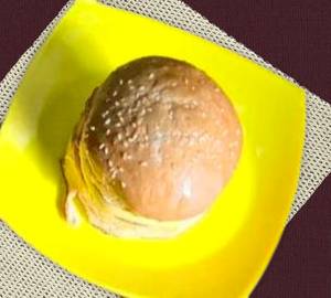 Korean style barbeque chicken burger
