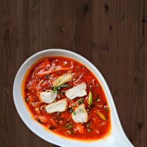 Schezwan Chicken Maggi with Plain Omelette