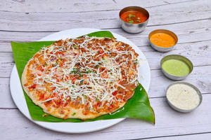 Cheese Onion Tomato Uttapam