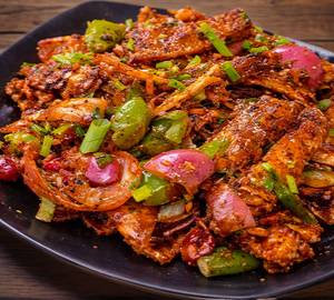 Chilli chicken parotta