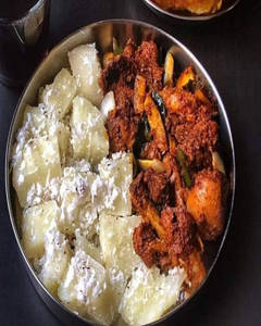 Kappa With Chicken Curry