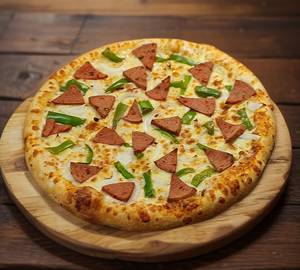 Salami Chicken Pizza