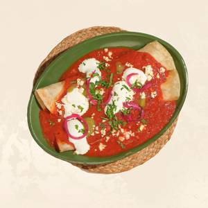 Enchiladas In Rojo Sauce Veg