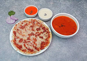 Ghee Tomato Onion Uttapam