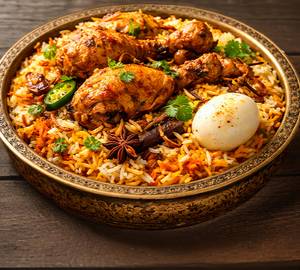 Kolkata Biryani Chicken 1 Aalu 1