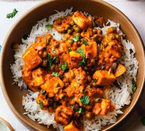 Veg Pulao With Matar Paneer Half