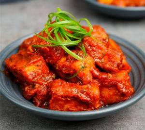 Dry Schezwan Paneer [6 Pcs]