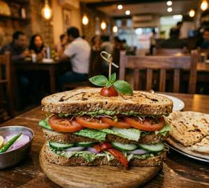 White Bread Veg Sandwich (2 Layer)(1 Pcs)