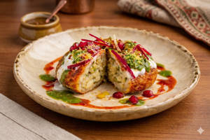 Aloo Tikki with Dahi