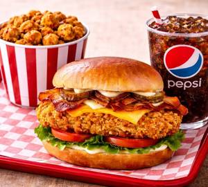 Jumbo burger meal