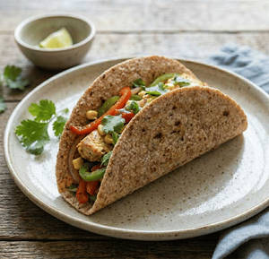 Multigrain Flatbread Paneer Taco