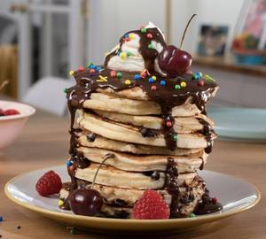 Chocolate chip party pancake